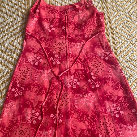 90s DBY Pink Floral Maxi Dress - Picture 3 of 3